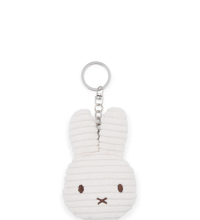 MIFFY - FLAT KEYCHAIN ECO CORDUROY | OFFWHITE (10CM)