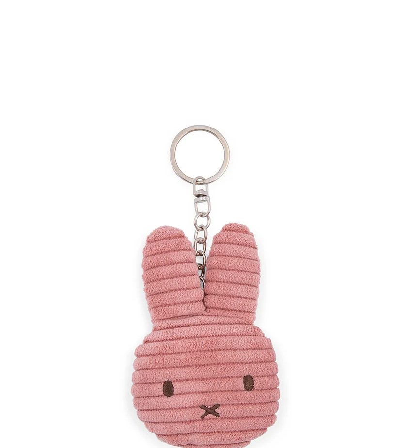 MIFFY - FLAT KEYCHAIN ECO CORDUROY | DUSTY ROSE (10CM)