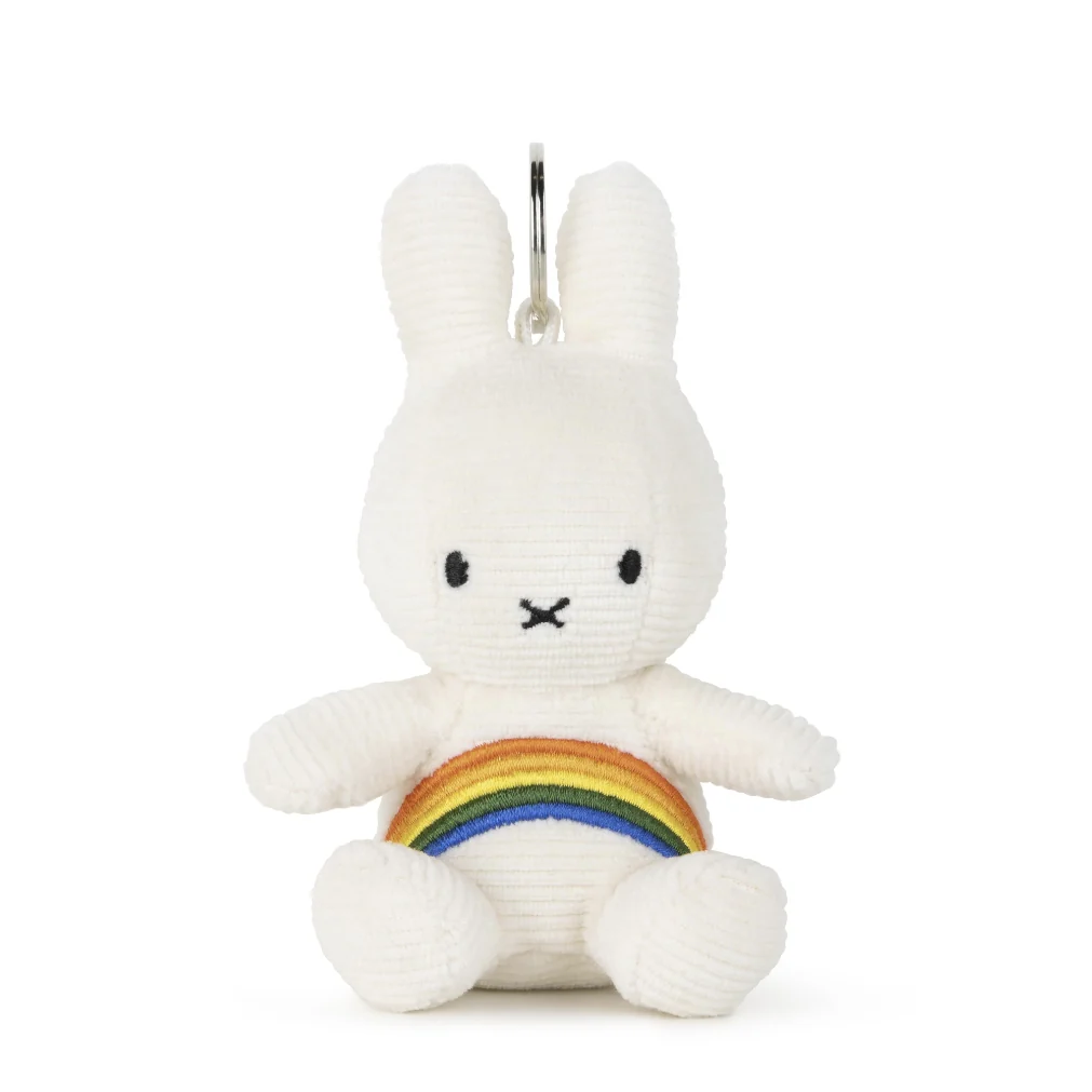 MIFFY - RAINBOW KEYCHAIN OFFWHITE | 10 CM
