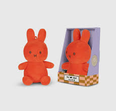 MIFFY - LUCKY MIFFY BRIGHT CORAL IN GIFTBOX - 10 CM - 4