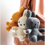 MIFFY - MIFFY KEYCHAIN ECO CORDUROY OFFWHITE - 10 CM