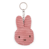 MIFFY - MIFFY FLAT KEYCHAIN ECO CORDUROY DUSTY ROSE - 10 CM 