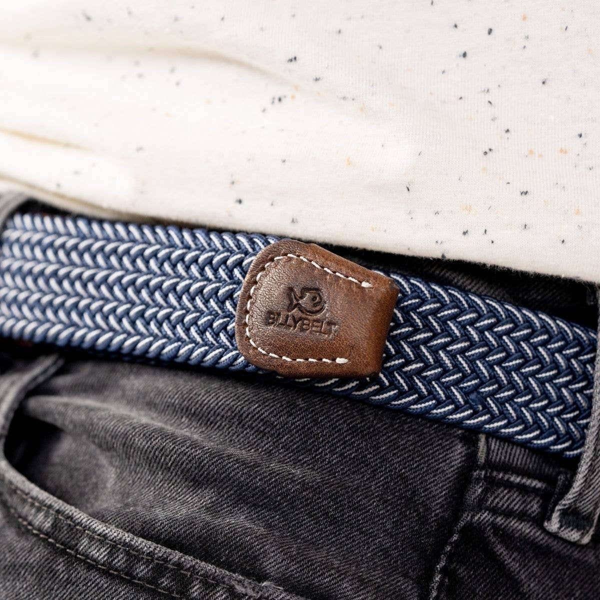 BILLYBELT Elastic Braided Belt Bogota