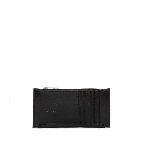 MATT & NAT - JESSE SLIM VEGAN WALLET | ARBOR | BLACK