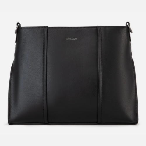 MATT & NAT - INGRID VEGAN CROSSBODY BAG | ARBOR | BLACK