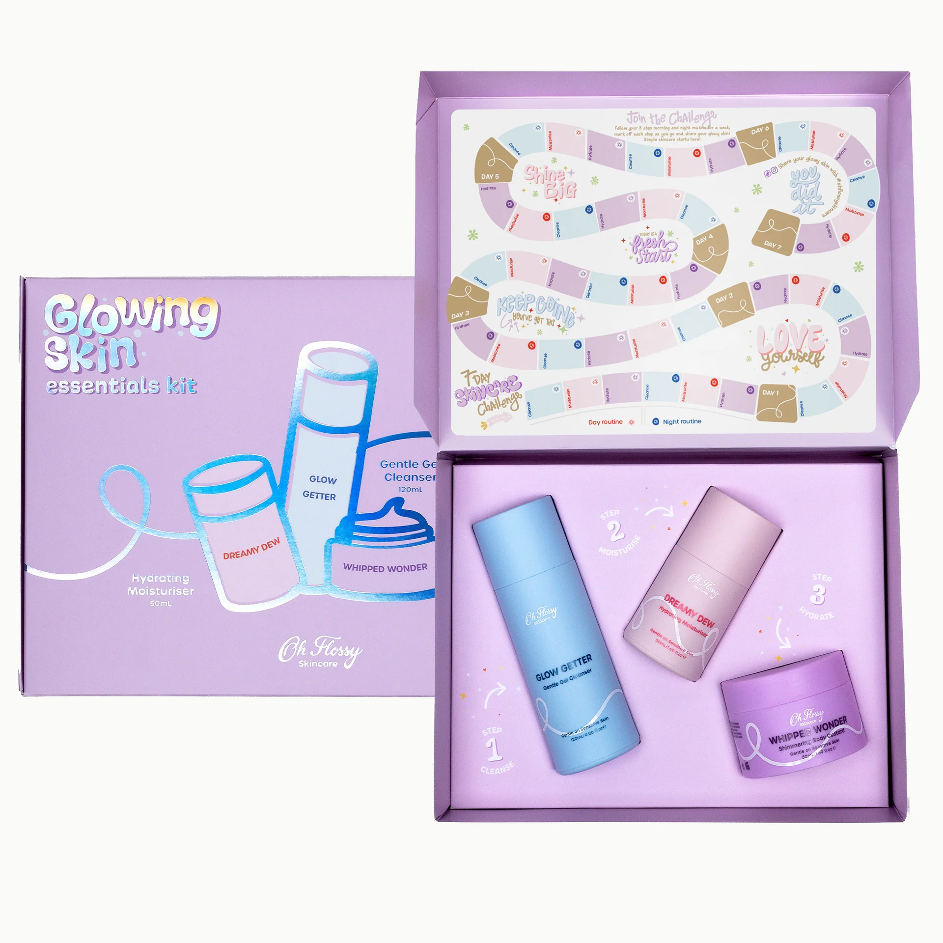 OH FLOSSY - GLOWING SKIN ESSENTIALS KIT