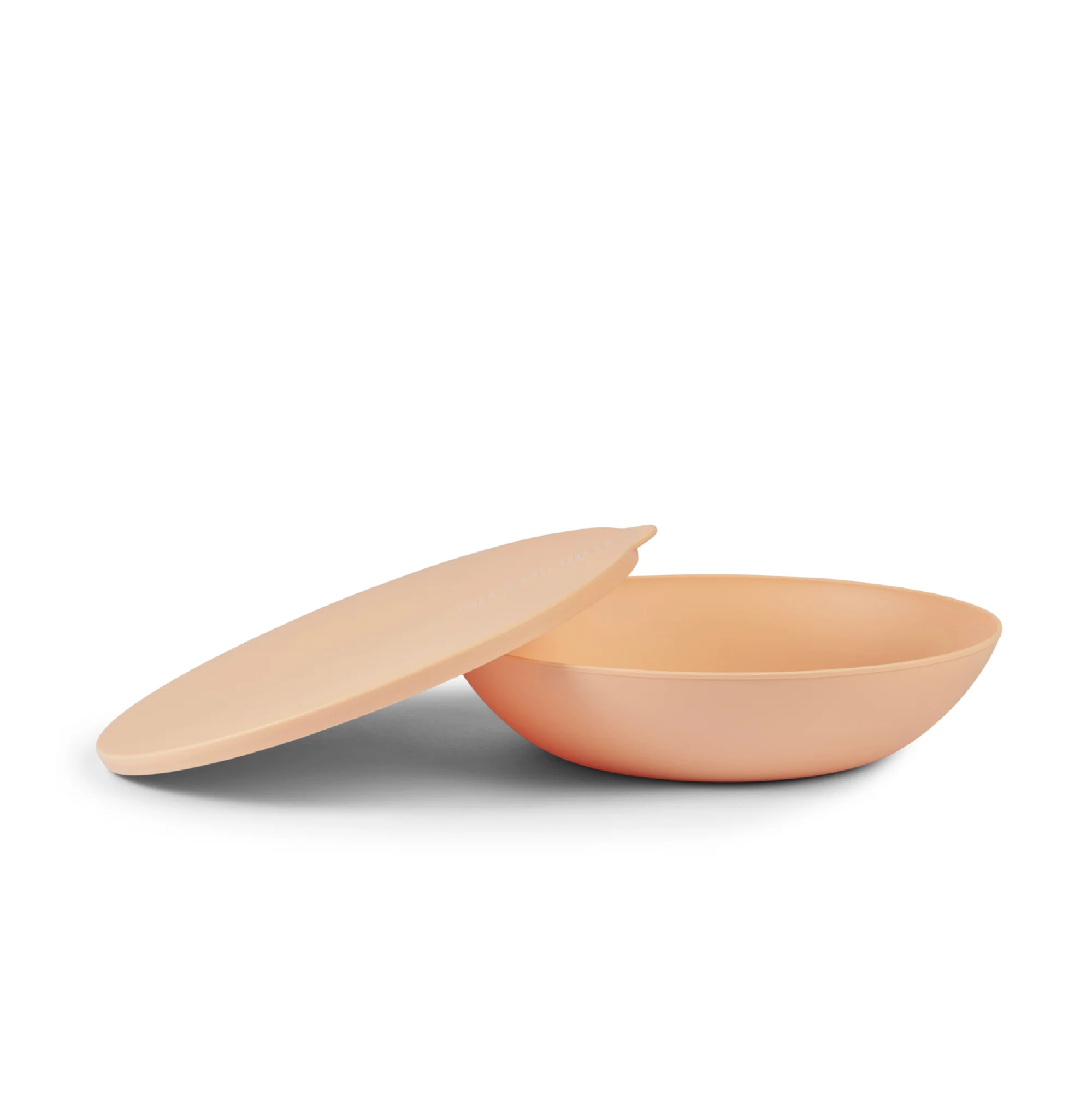 PUT A LID ON IT - THE ROUND (SMALL)  | SERVING BOWL W- LID | PEACH