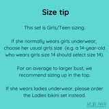 AZURE BELLE - MILLIE VALENTINE OG TEEN BIKINI TOP (PINK) [SIZE:TEEN | 12]