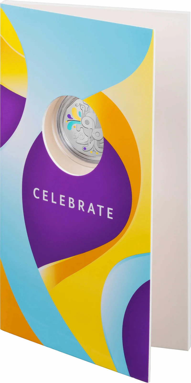 ROYAL AUSTRALIAN MINT - CELEBRATIONS | 2025 50C COLOURED UNCIRC. COIN