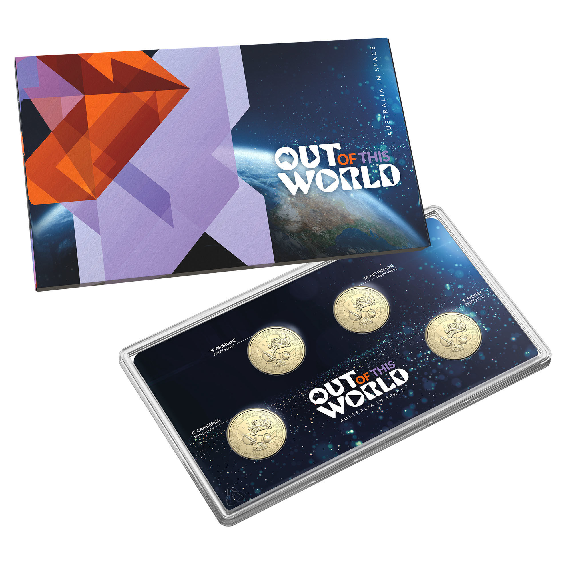 ROYAL AUSTRALIAN MINT - OUT OF THIS WORLD | 2024 $1 4 COIN SET