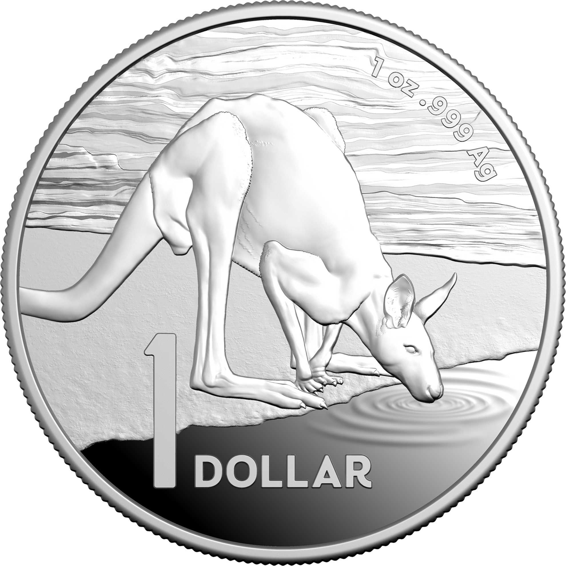 ROYAL AUSTRALIAN MINT - KANGAROO SERIES |  SILVER PROOF $1 COIN 2024