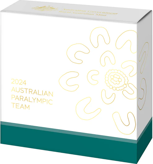 ROYAL AUSTRALIAN MINT - AUSTRALIAN PARALYMPIC TEAM | 2024 $5 SELECTIVELY GOLD PLATED PROOF COIN