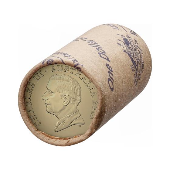 ROYAL AUSTRALIAN MINT - COIN ROLLED | 2023 $1 KING CHARLES III NON-PREMIUM 