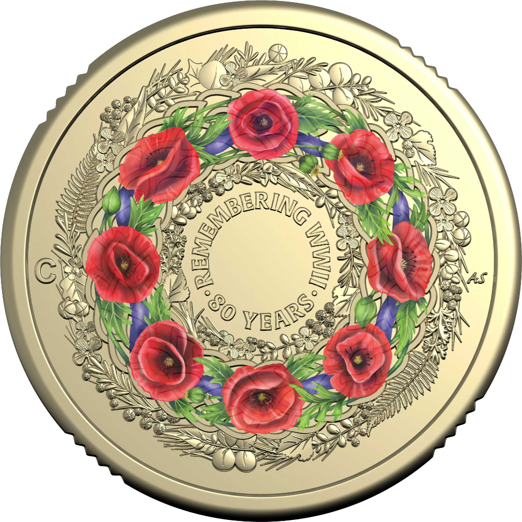 ROYAL AUSTRALIAN MINT - 2025 $2 80 YEARS ON: REMEMBERING THE SECOND WORLD WAR ‘C’ MINTMARK UNCIRCULATED COIN IN CARD