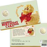 ROYAL AUSTRALIAN MINT - AWW CHILDREN'S BIRTHDAY COOKBOOK | 2025 $1 ALBR UNCIRCULATED COIN | RUBBER DUCKY