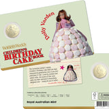 ROYAL AUSTRALIAN MINT - AWW CHILDREN'S BIRTHDAY COOKBOOK | 2025 $1 ALBR UNCIRCULATED COIN | DOLLY VARDEN