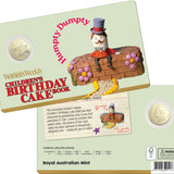 ROYAL AUSTRALIAN MINT - AWW CHILDREN'S BIRTHDAY COOKBOOK | 2025 $1 ALBR UNCIRCULATED COIN | HUMPTY DUMPTY