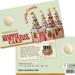 ROYAL AUSTRALIAN MINT - AWW CHILDREN'S BIRTHDAY COOKBOOK | 2025 $1 ALBR UNCIRCULATED COIN | CANDY CASTLE