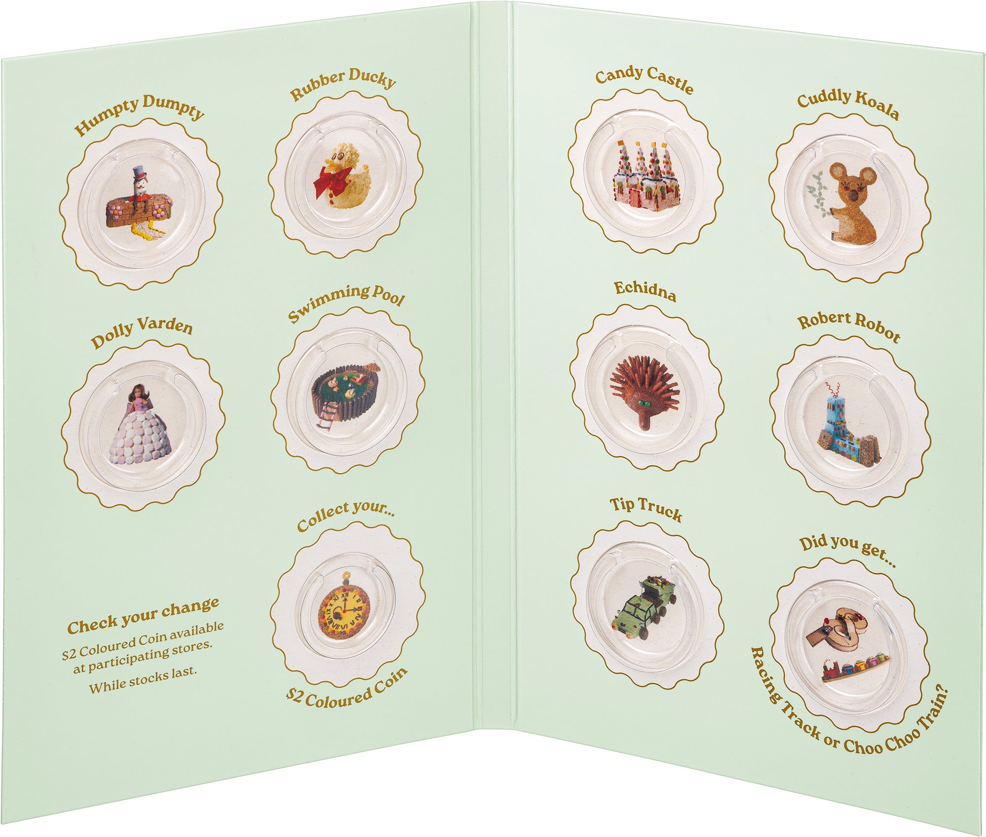 ROYAL AUSTRALIAN MINT - AWW CHILDREN'S BIRTHDAY COOKBOOK | 2025 $1 UNCIRCULATED TEN-COIN COLLECTION