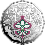 ROYAL AUSTRALIAN MINT -  2025 50C COLOURED FINE SILVER PROOF COIN | CHRISTMAS FESTIVE FLORALS