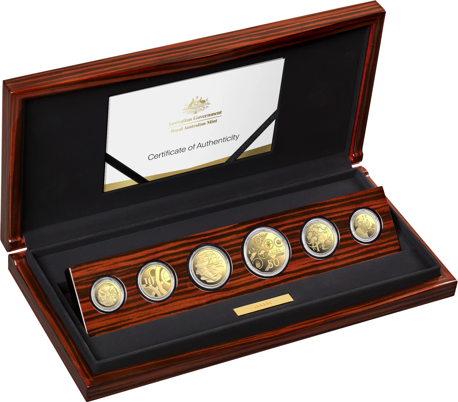 ROYAL AUSTRALIAN MINT - 60TH ANNIVERSARY OF DECIMAL CURRENCY | 2026 GOLD PROOF SIX-COIN SET