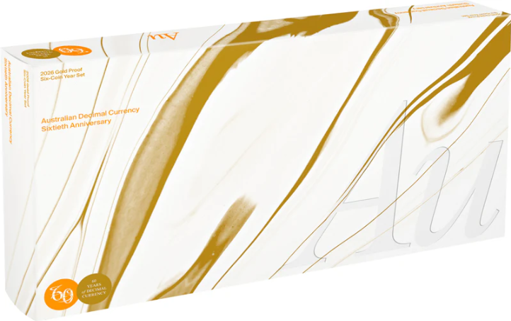 ROYAL AUSTRALIAN MINT - 60TH ANNIVERSARY OF DECIMAL CURRENCY | 2026 GOLD PROOF SIX-COIN SET