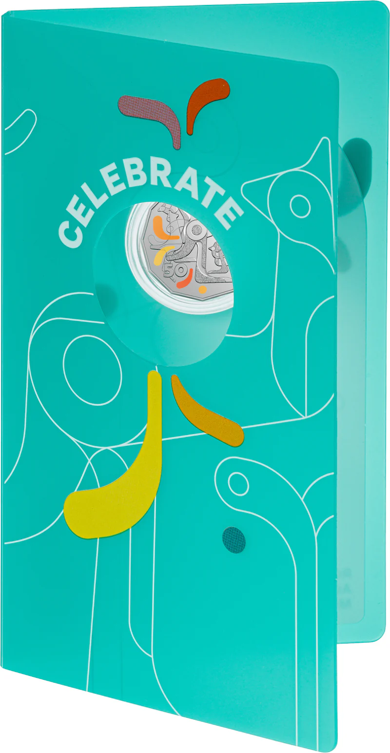 ROYAL AUSTRALIAN MINT - CELEBRATIONS | 2026 50C COLOURED UNCIRCULATED COIN