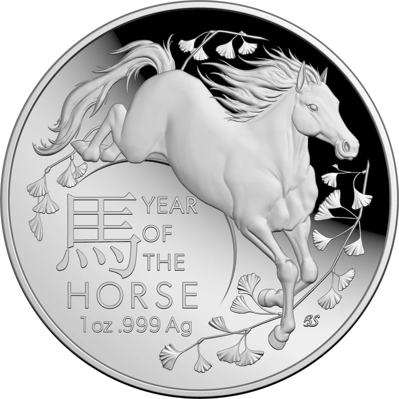 ROYAL AUSTRALIAN MINT -  2026 $5 FINE SILVER PROOF DOMED COIN | LUNAR SERIES | YEAR OF THE HORSE