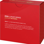 ROYAL AUSTRALIAN MINT -  2026 $5 FINE SILVER PROOF DOMED COIN | LUNAR SERIES | YEAR OF THE HORSE