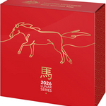 ROYAL AUSTRALIAN MINT -  2026 $5 FINE SILVER PROOF DOMED COIN | LUNAR SERIES | YEAR OF THE HORSE