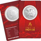 ROYAL AUSTRALIAN MINT -  2026 50C UNCIRCULATED TETRADECAGON COIN | LUNAR SERIES | YEAR OF THE HORSE