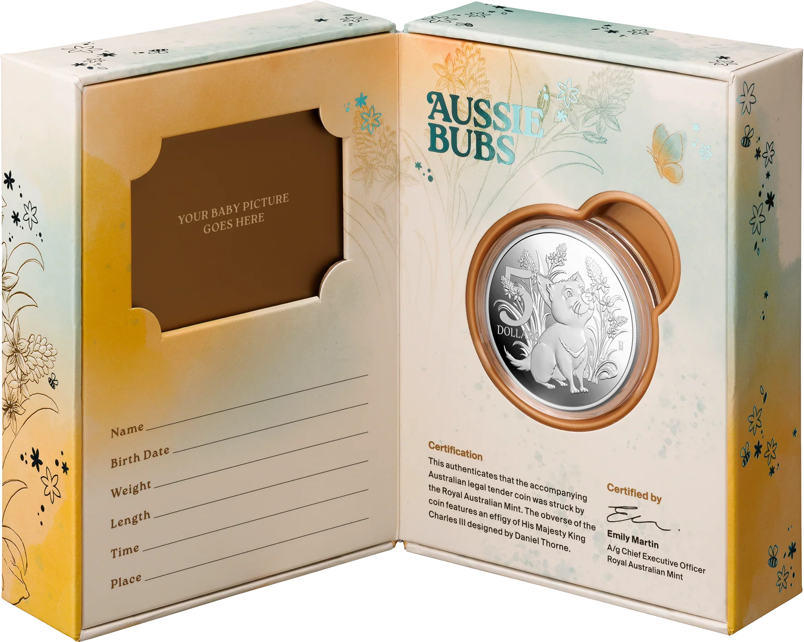 ROYAL AUSTRALIAN MINT - 2026 $5 1OZ FINE SILVER PROOF COIN | AUSSIE BABY COIN