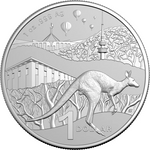 ROYAL AUSTRALIAN MINT -  2025 $1 1OZ FINE SILVER FROSTED UNCIRC. COIN | KANGAROO SERIES