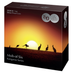 ROYAL AUSTRALIAN MINT - 2026 $1 1OZ FINE SILVER PROOF COIN – KANGAROO SERIES MOB OF SIX