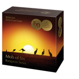 ROYAL AUSTRALIAN MINT - 2026 $10 1/10OZ GOLD PROOF COIN – KANGAROO SERIES MOB OF SIX