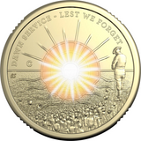 ROYAL AUSTRALIAN MINT - DAWN SERVICE 2026 $2 C MINTMARK COLOURED UNCIRCULATED COIN IN CARD