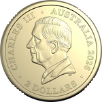 ROYAL AUSTRALIAN MINT - DAWN SERVICE 2026 $2 C MINTMARK COLOURED UNCIRCULATED COIN IN CARD