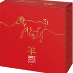 ROYAL AUSTRALIAN MINT - 2027 $5 LUNAR SERIES - YEAR OF THE GOAT SILVER PROOF DOMED COIN