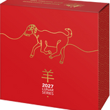 ROYAL AUSTRALIAN MINT - 2027 $5 LUNAR SERIES - YEAR OF THE GOAT SILVER PROOF DOMED COIN