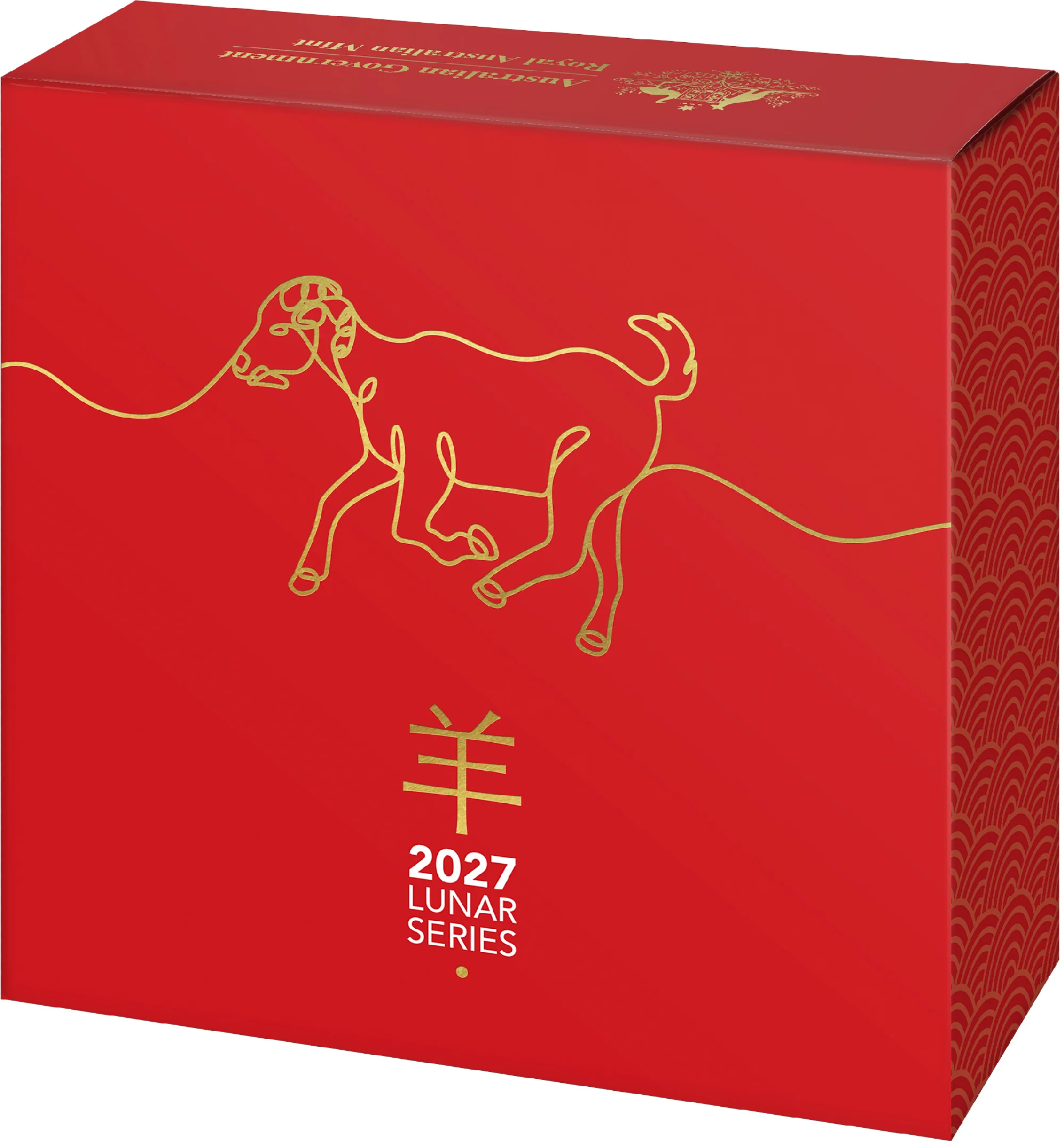 ROYAL AUSTRALIAN MINT - 2027 $5 LUNAR SERIES - YEAR OF THE GOAT SILVER PROOF DOMED COIN