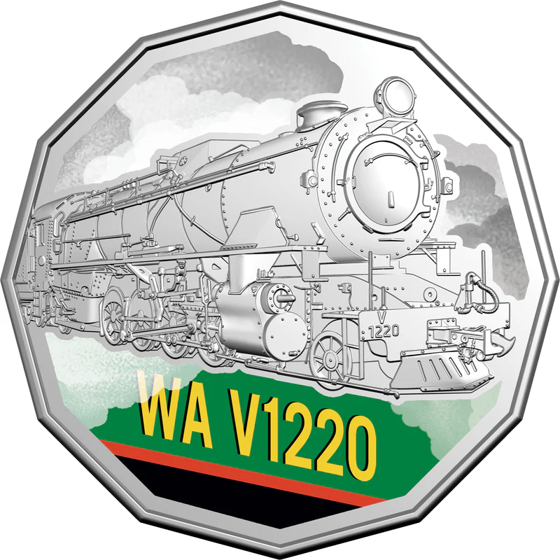 ROYAL AUSTRALIAN MINT -  STEAM GIANTS 2025 50C UNCIRCULATED SEVEN-COIN COLLECTION