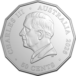 ROYAL AUSTRALIAN MINT - 2026 50C UNCIRCULATED COIN | UNITY: WAVE HILL WALK OFF 60TH AND ABORIGINAL LAND