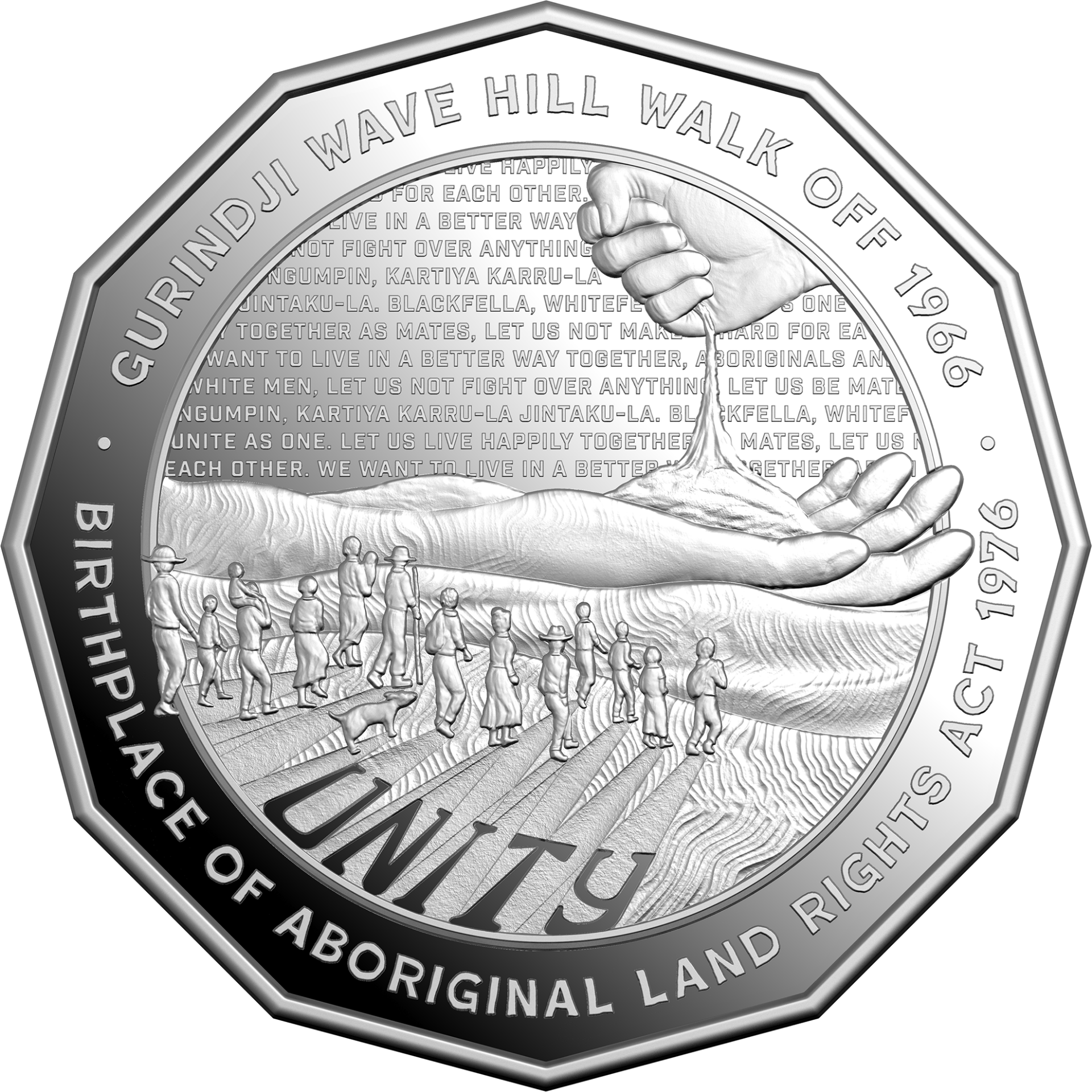 ROYAL AUSTRALIAN MINT - 2026 50C SILVER PROOF COIN – UNITY: WAVE HILL WALK OFF