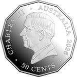 ROYAL AUSTRALIAN MINT - 2026 50C SILVER PROOF COIN – UNITY: WAVE HILL WALK OFF