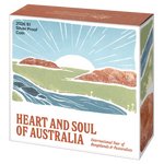 ROYAL AUSTRALIAN MINT - HEART AND SOUL OF AUSTRALIA - $1 SILVER PROOF COIN