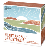 ROYAL AUSTRALIAN MINT - HEART AND SOUL OF AUSTRALIA - $1 SILVER PROOF COIN