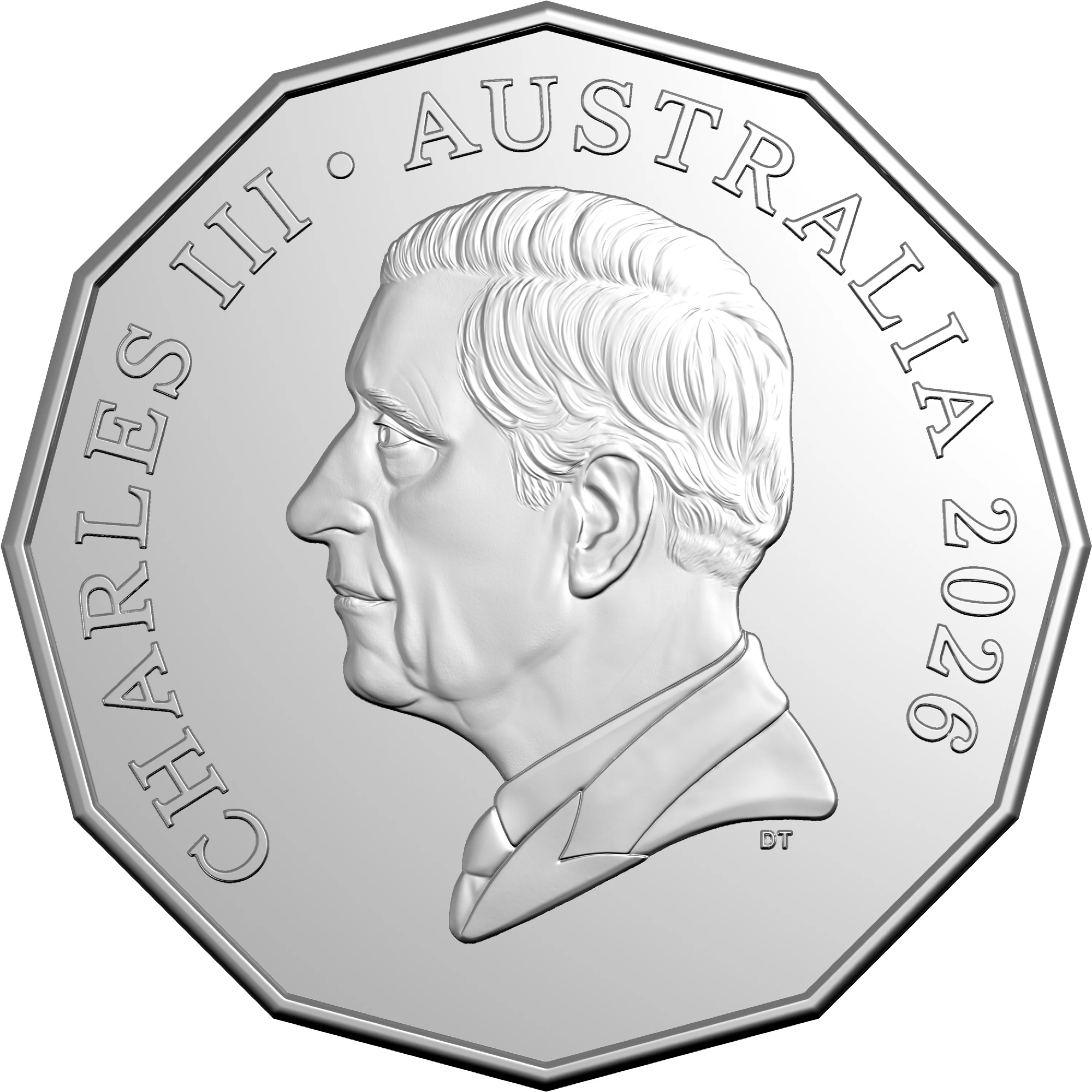 ROYAL AUSTRALIAN MINT - 2026 50C COLOURED UNCIRCULATED COIN | FIRST TELEVISION BROADCAST 70TH