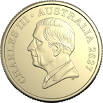 ROYAL AUSTRALIAN MINT - 2027 $1 COLOURED UNCIRCULATED COIN | BLUEY CRICKET