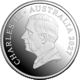 ROYAL AUSTRALIAN MINT - 2027 $1 COLOURED SILVER PROOF COIN | BLUEY CRICKET