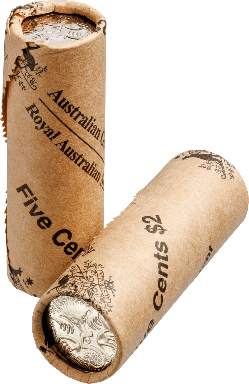 ROYAL AUSTRALIAN MINT - 2026 5C CIRCULATING COIN ROLL NON-PREMIUM